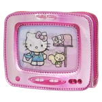 Sanrio Exclusive Hello Kitty Vintage TV Lenticular Zip Around Wallet