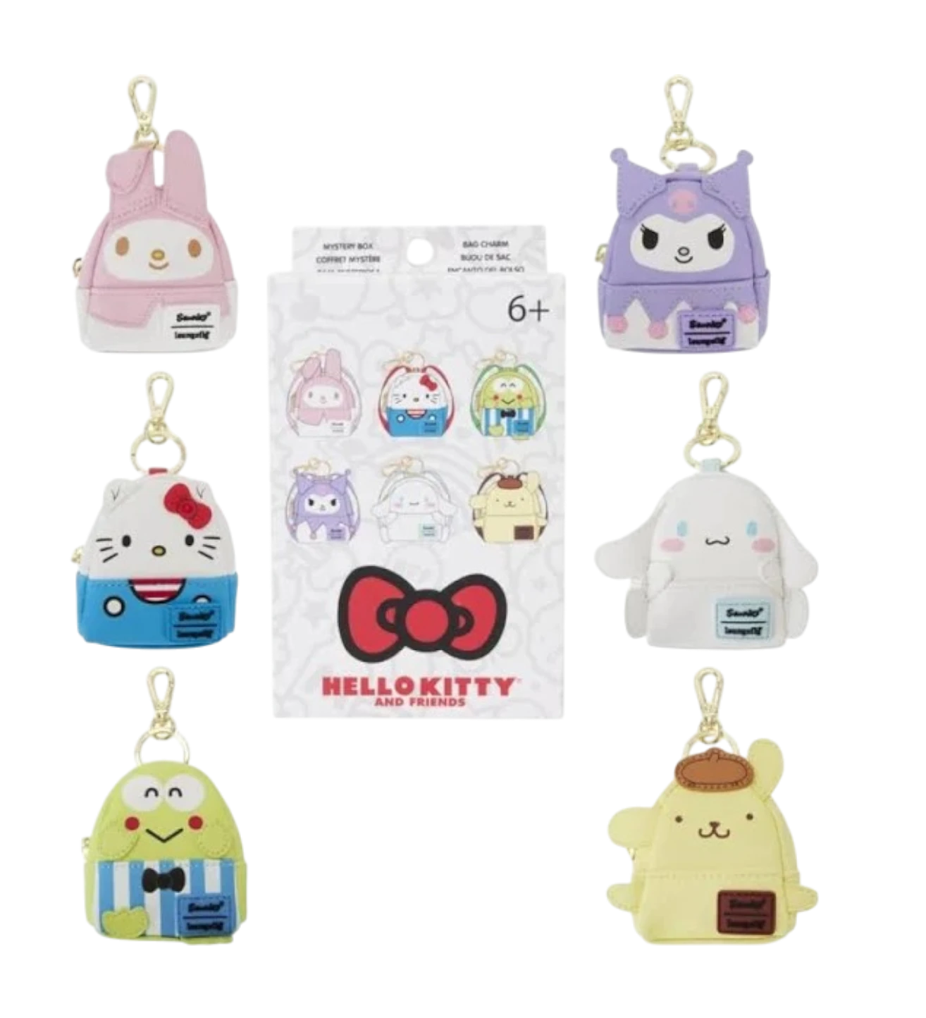 Hello Kitty & Friends Mystery Box Bag Charm
