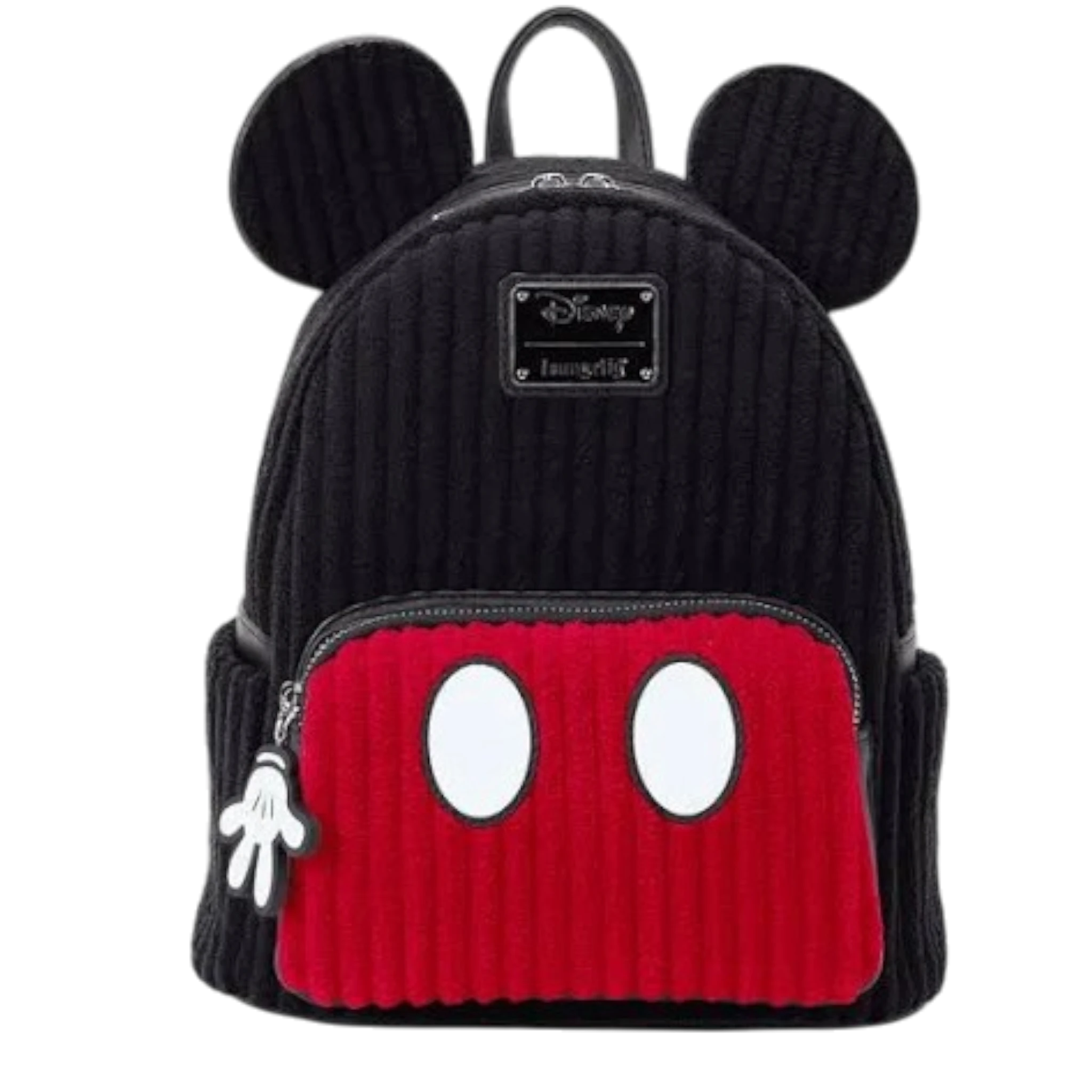 Disney Mickey Mouse Exclusive Plush Corduroy Cosplay Mini Backpack