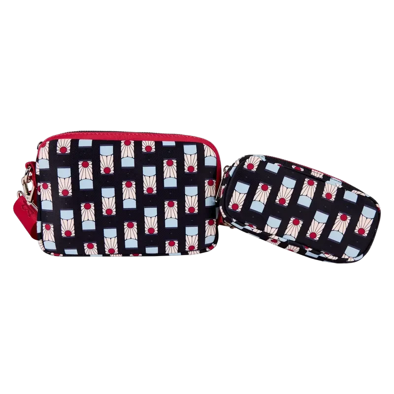 Demon Slayer All-Over Print Sling Crossbody Bag with Coin Bag