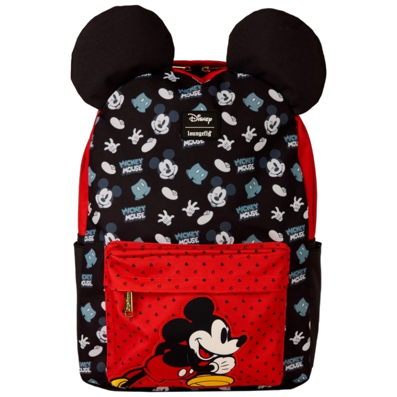 Disney — Mickey Mouse All-Over Print Full-Size Backpack | AE Toy Box