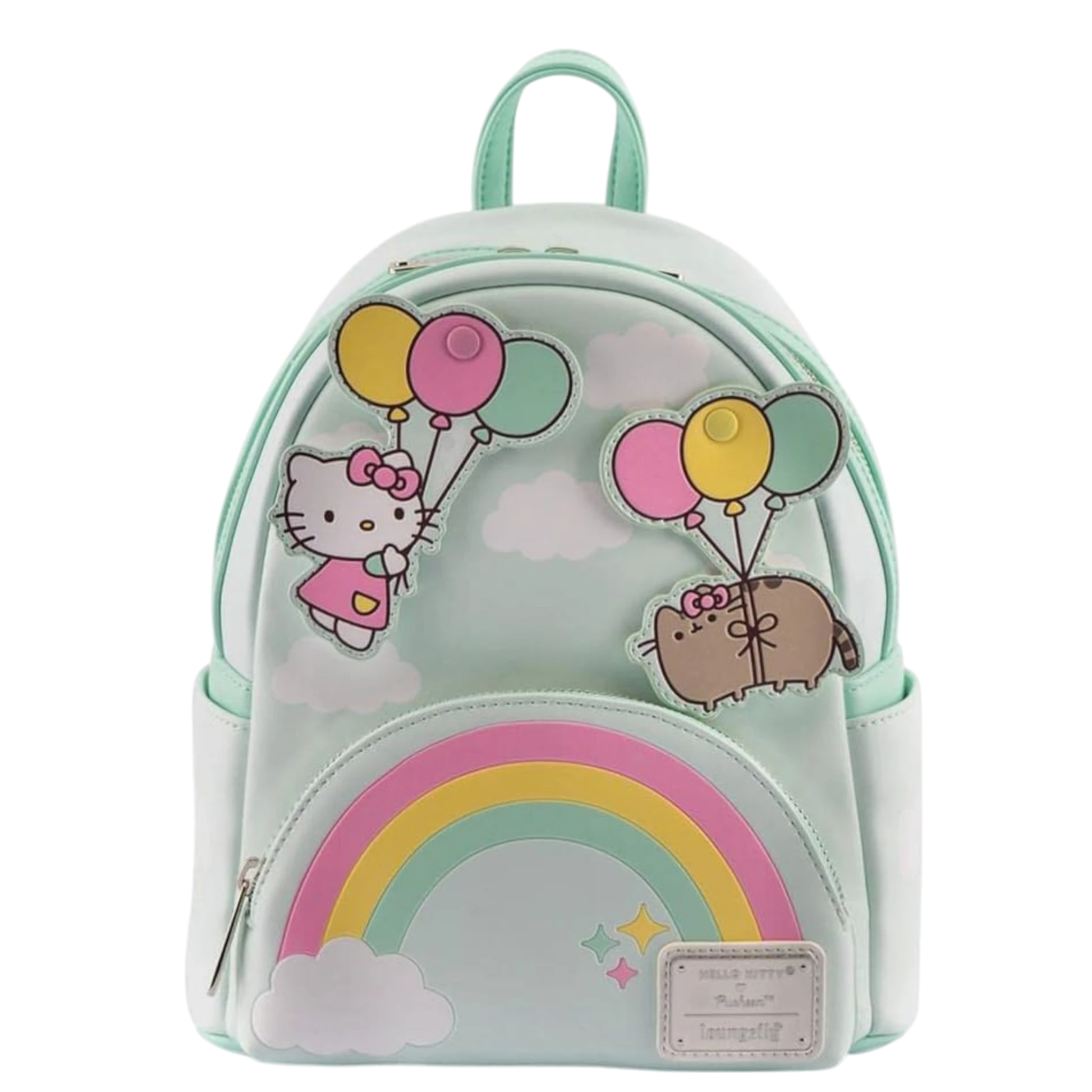Hello Kitty Balloons and Rainbow Backpack