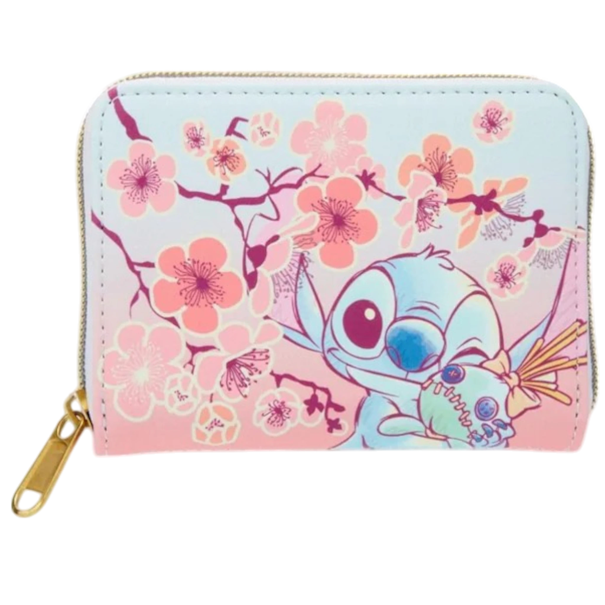 Disney Stitch and Scrump Cherry Blossom Wallet