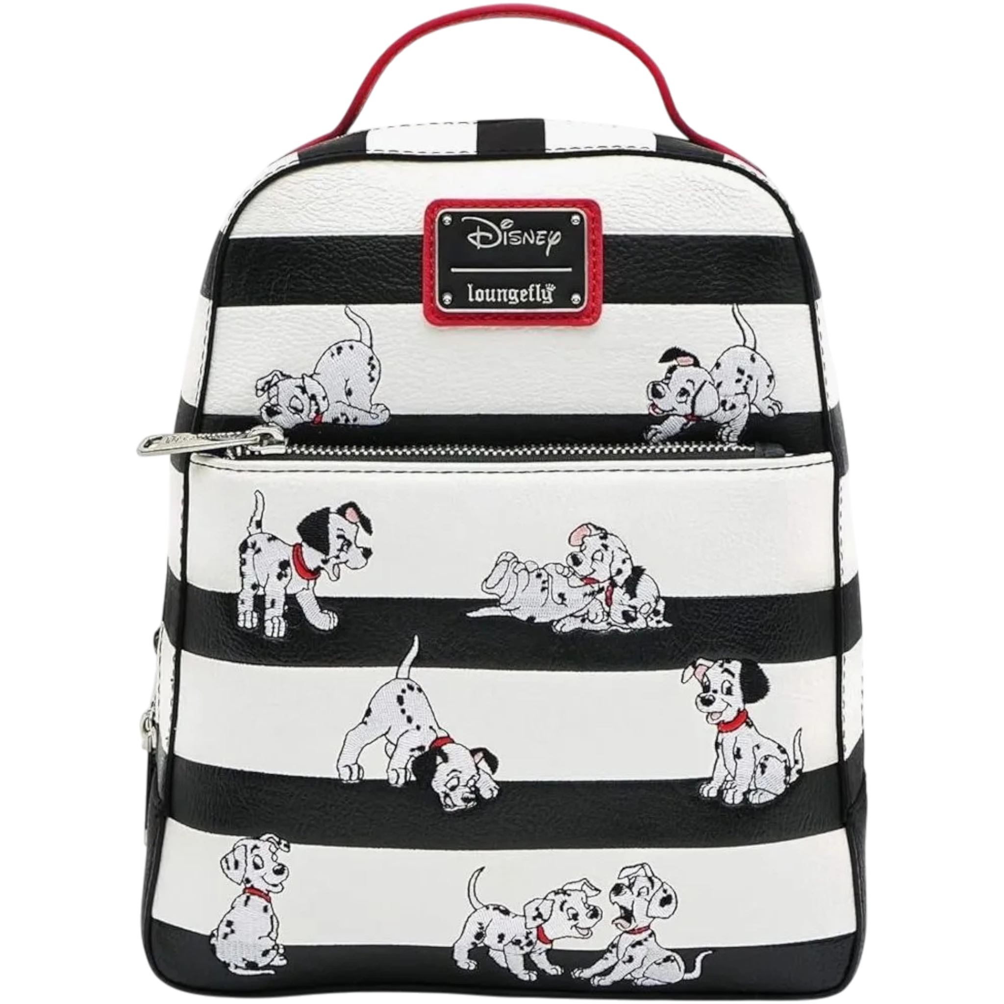 Disney 101 Dalmatians Backpack Black White Red