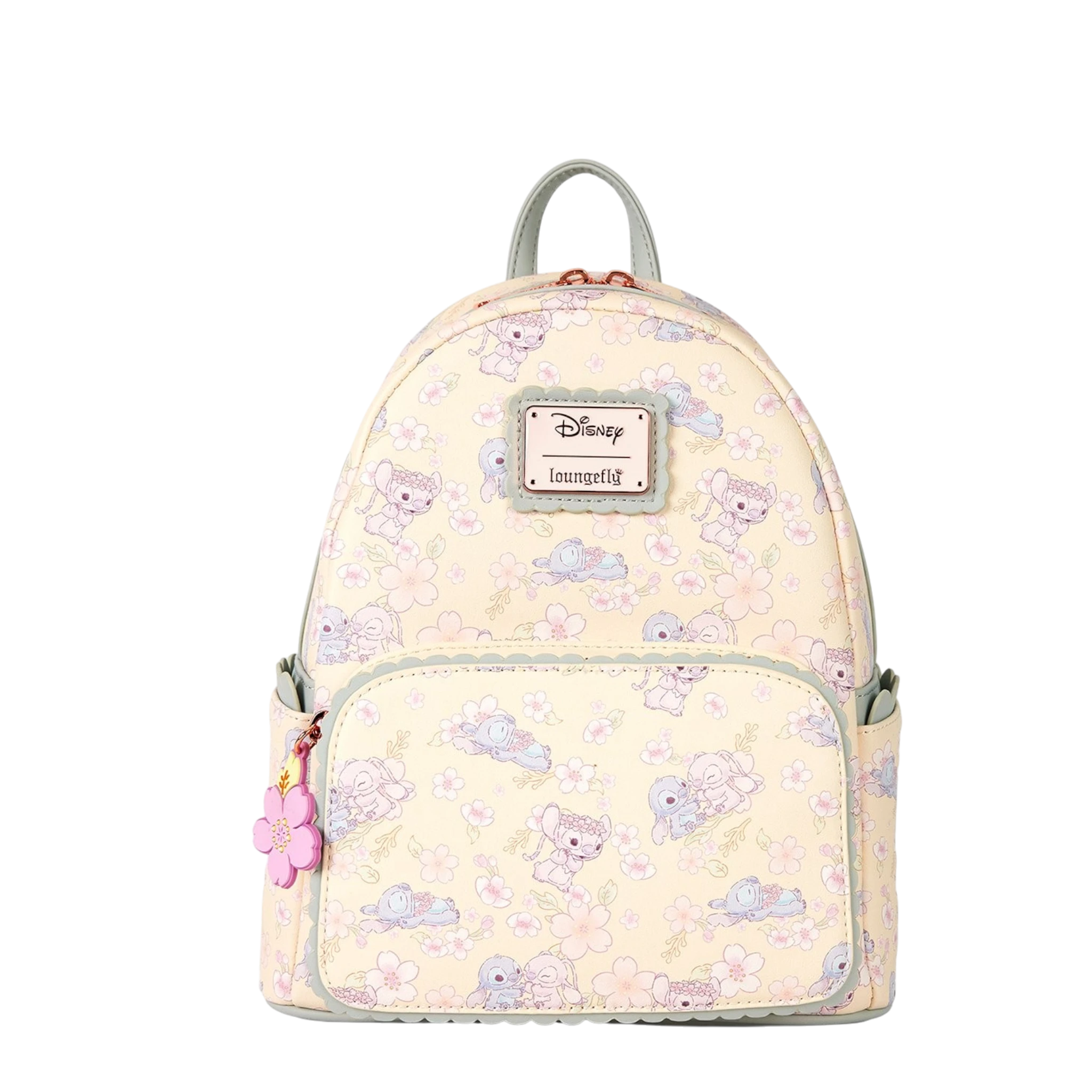 Lilo and Stitch Cute Stitch Cherry Blossom Mini-Backpack