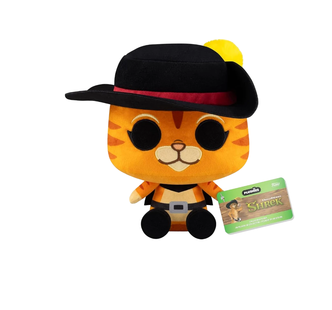 Shrek DreamWorks 30th Anniversary Puss in Boots 7-Inch Funko Pop! Plush