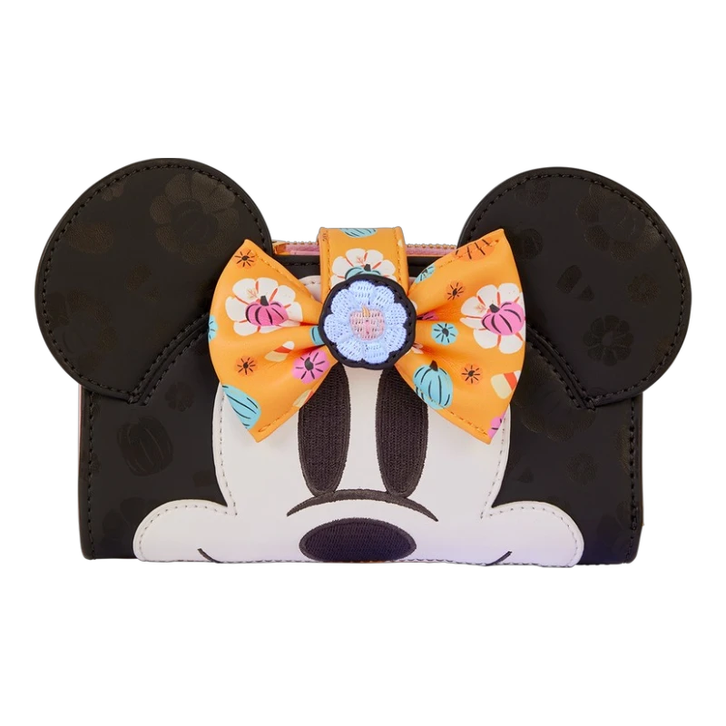 Disney — Minnie Mouse Cosplay Floral Pumpkin Flap Wallet | AE Toy Box