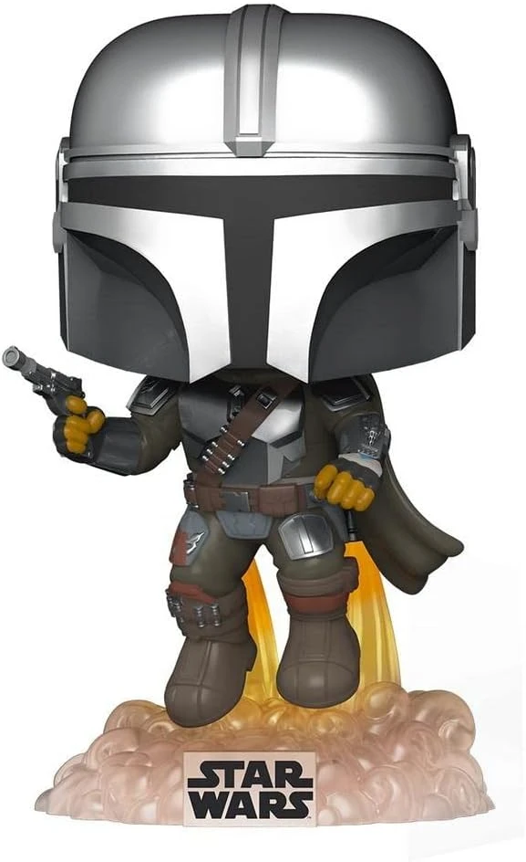Star Wars The Mandalorian with Blaster Flying Glow in The Dark Inside Club Exclusive