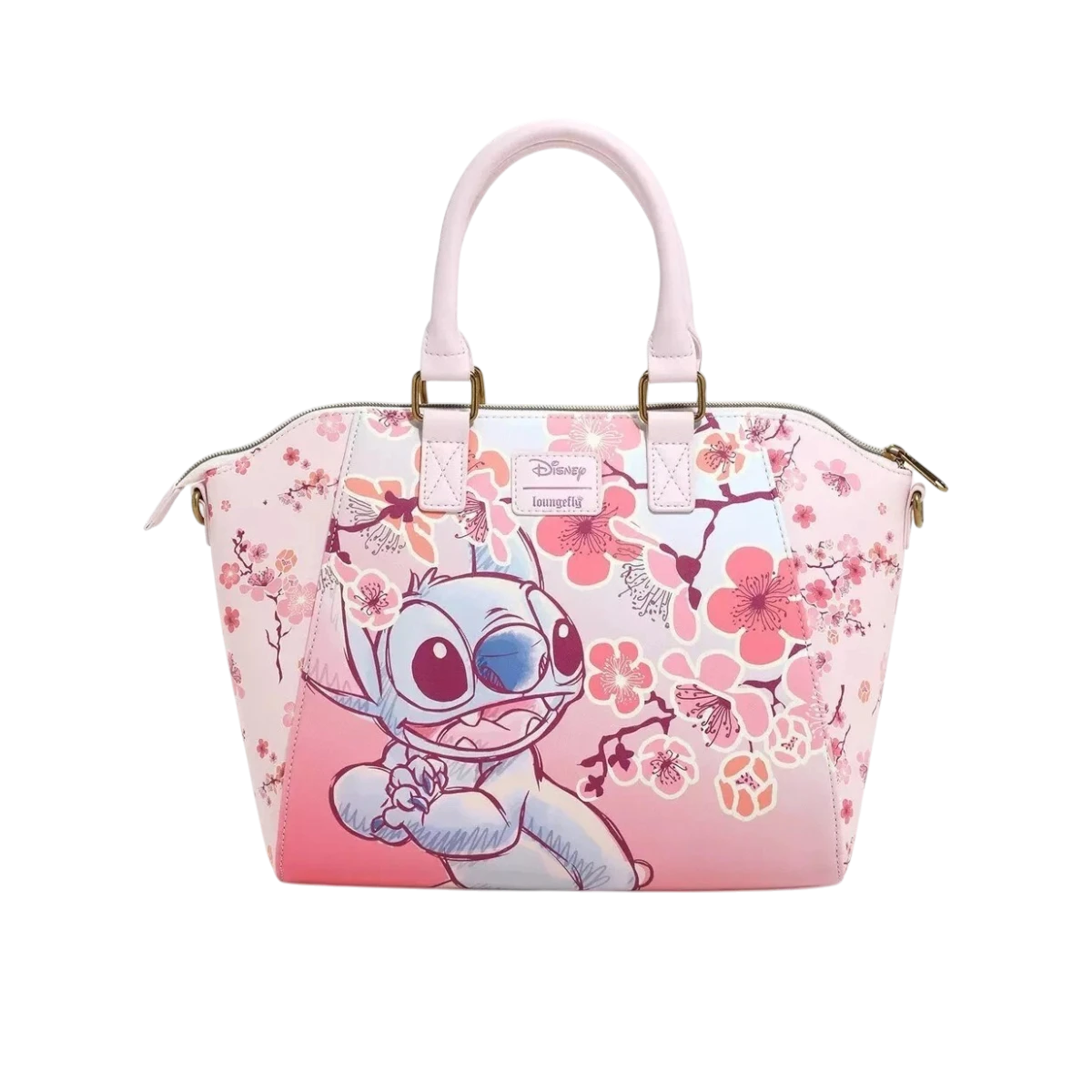 Disney Lilo & Stitch Cherry Blossoms Satchel Bag
