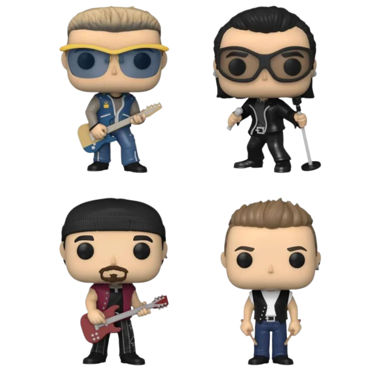 U2 - Zoo TV - Adam/Bono/The Edge/Larry - 4pk - Walmart