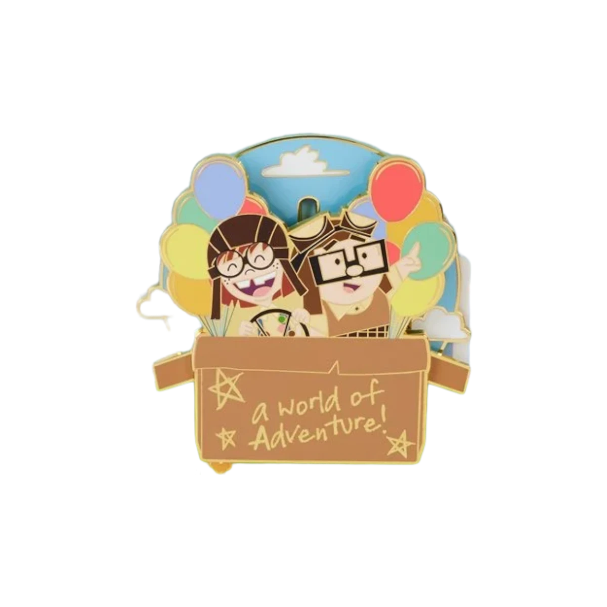 Up 15th Anniversary Spirit of Adventure 3-Inch Collector Box Pin