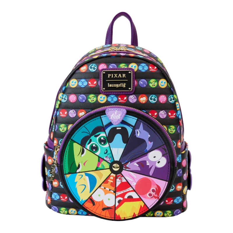 Inside Out 2 Core Memories Spinning Wheel Mini Backpack