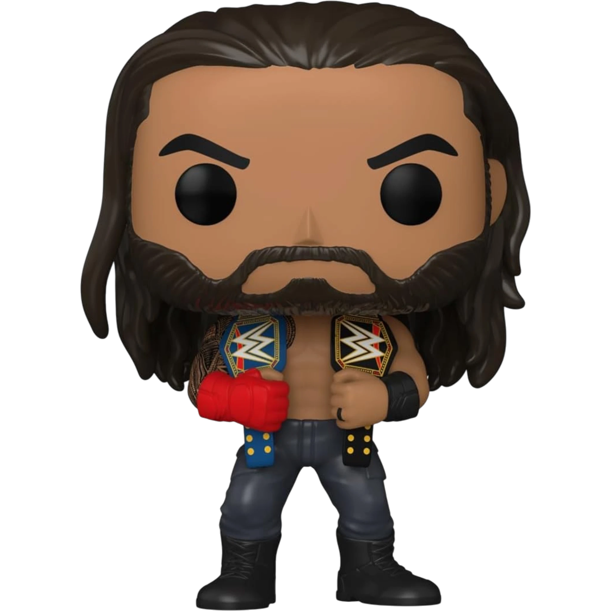 WWE: Roman Reigns with Belts