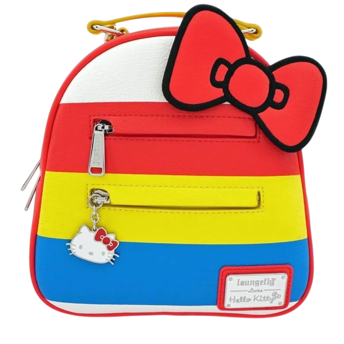 Hello Kitty 45th Anniversary Stripes Convertible Mini Backpack