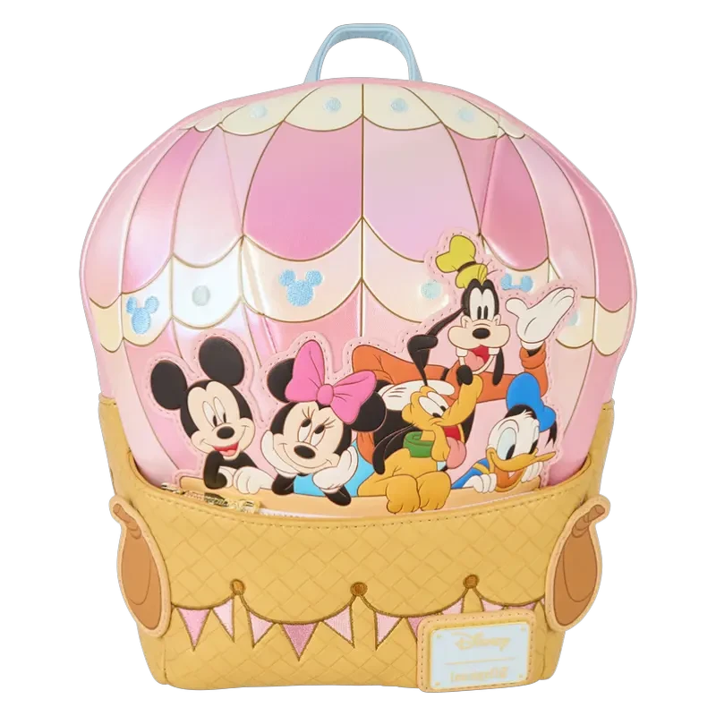 Mickey & Friends Hot Air Balloon Figural Mini Backpack