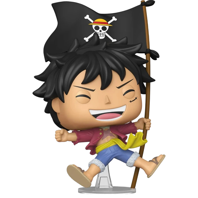 One Piece: Monkey D. Luffy with Flag #2214 (Entertainment Earth Exclusive) | AE Toy Box